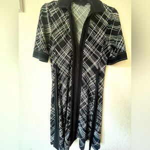NWOT BCBG Black and White Dress